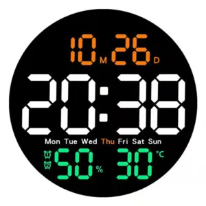 ساعت دیواری دیجیتال مدل ریموت کنترل دار کد DS-5501