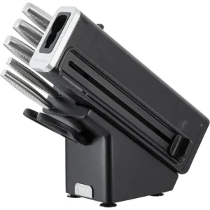 سرویس چاقو 7 پارچه با تیغه استیل و با دسته استیل نینجا مدل K62006