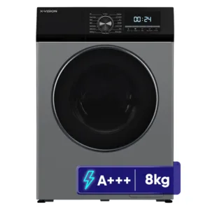 ماشین لباسشویی 8 کیلوگرم اتوماتیک ایکس ویژن مدل TP82-BSD
