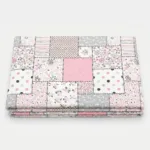 سفره 6 نفره مدل TCA090203 طرح چهارخانه سایز ۱۴۰×۱۰۰ سانتیمتر
