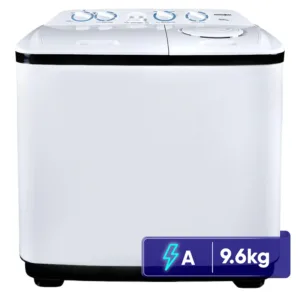ماشین لباسشویی دو قلو 9.6 کیلوگرم نیمه‌اتوماتیک پاکشوما مدل NA9